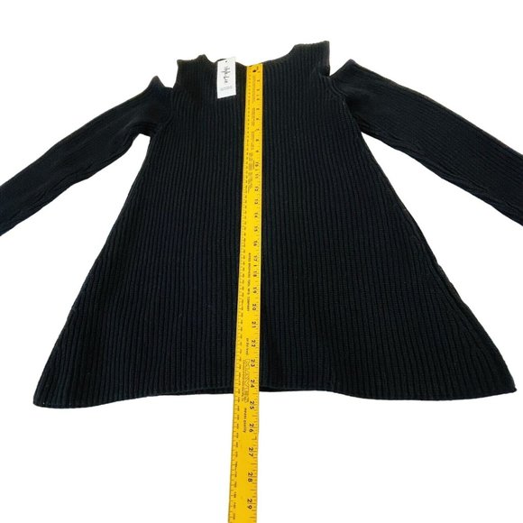 Style and Company Black Knitted Sweater with Rhinestones Size Extra Small Peak - Picture 9 of 11